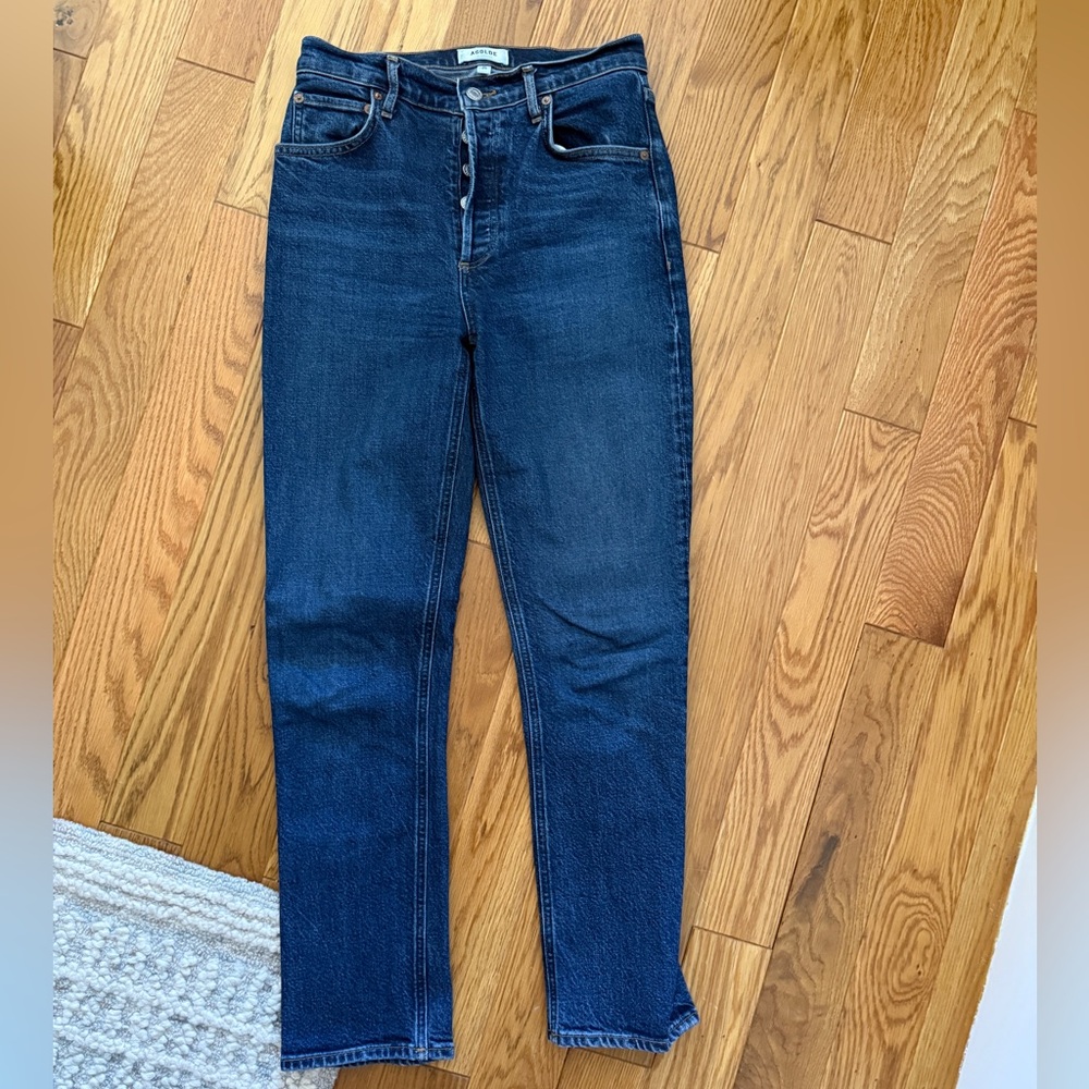 Agolde Riley Jeans Long, Size 25